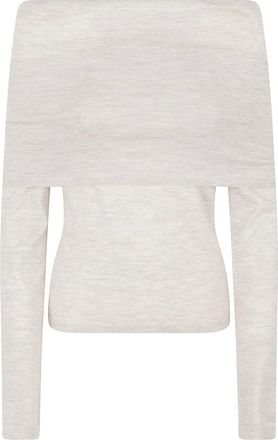Max Mara Round-neck Truien - Dames - Ronde hals truien - Beige - L - Truien & Vesten