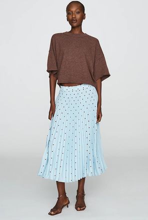 Maeve Valerie Pleated Midi Skirt by Maeve