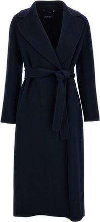 Max Mara Dark Blue Trench Coat