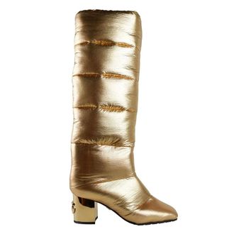 Dolce & Gabbana Dames, Schoenen, Geel, Maat: 39 EU Nylon