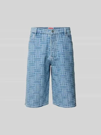 Kenzo Shorts mit 5-Pocket-Design in Hellblau, Gr&ouml;&szlig;e 30