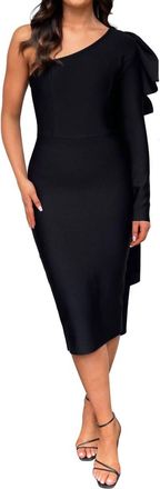 Elliatt Rhiannon Midi Dress In Black