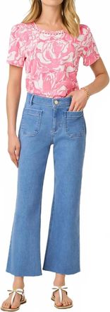 Lilly Pulitzer Harleen High Rise Crop Jeans In Rosanna Wash