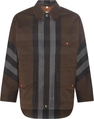 Burberry Parka Jacket - Dames - Zomerjassen - Veelkleurig - M - Katoen - Jassen