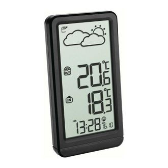 TFA Tfa - Estaci&oacute;n Meteorol&oacute;gica H158xl83xp20 Mm Pl&aacute;stico Negro Para Int. Incl. Emisor