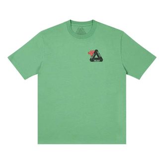 Palace Tri-Hearts T-shirt Sweet Pea Green P26TS032
