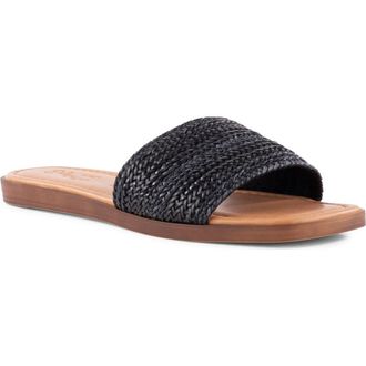 Seychelles Palms Perfection Slide Sandal in Black at Nordstrom Rack, Size 6.5