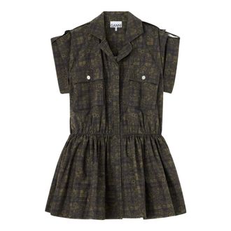 Ganni Donna, Abiti, Verde, XS, new