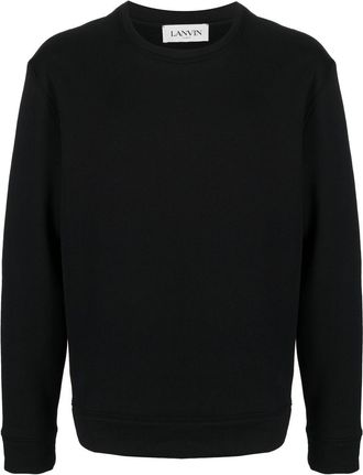 Lanvin photograph-print long-sleeve sweatshirt - men - Recycled Polyester/Cotton - S - Black