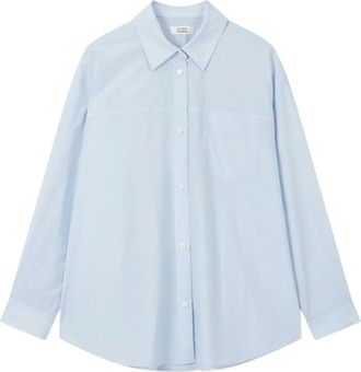 TOMBOY Popeline blouse - Blauw