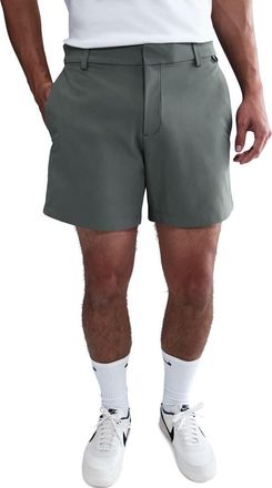 Nike 24.7 PerfectStretch Dri-FIT Flat Front Shorts in Smoke Grey/Black/Nano Grey at Nordstrom, Size 38