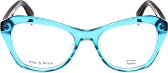 Rag & Bone Ladies Blue Cat Eye Eyeglass Frames RNB3069