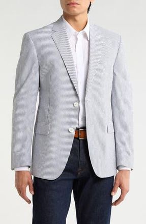 JB Britches Two-Button Stretch Cotton Sport Coat in Grey at Nordstrom Rack, Size 40 Regular