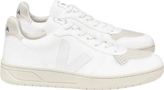 Veja V-10 Sneaker - Dames - Sneakers - Beige - 41 EU - Katoen - Schoenen
