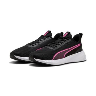 Puma Laufschuh PUMA FLYER LITE 3, Gr. 38,5, schwarz (puma schwarz, pink pixel), Textil, Schuhe Laufschuh