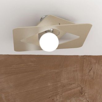Top-Light Plafoniera Moderna Wacky Metallo Sabbia 1 Luce E27 45Cm
