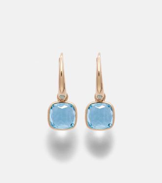 POMELLATO Nudo Mini 18kt rose gold earrings with topazes