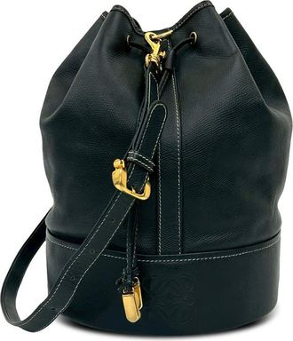 Loewe Pre-owned Loewe Leather Anagram Bucket Bag IC0UDN05EM3MOA1V