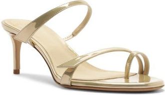 Alexandre Birman Tita Metallic Sandal in Yellow at Nordstrom, Size 9.5