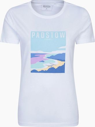 Mountain Warehouse Womens Mountain Warehouse Womens/Ladies Padstow Short-Sleeved T-Shirt - White - Size: 16