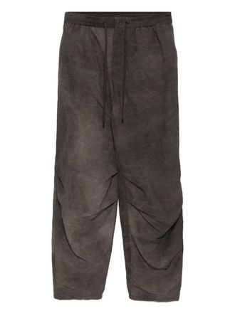 Devoa loose-fit trousers - Brown