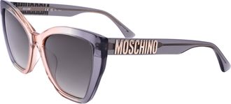 Moschino Womens 55mm Grey Ochre Sunglasses MOS155-S-MQE-55