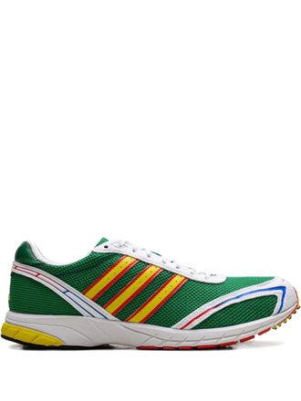 adidas Adizero Adios OG Green/Cloud White/Bright Red sneakers - men - Fabric/Rubber/Fabric - 10.5