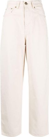 Carhartt Work in Progress Derby high-rise straight jeans - women - Cotton/Polyester/Cotton - 27 - Neutrals