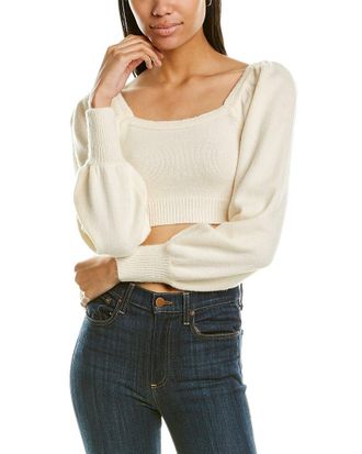 Kerrick Cropped Knit Sweater
