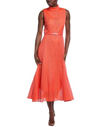 Akris Silk-Blend Midi Dress