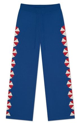 MAVRANS Umbrella Drawstring Sweater Pants in Blue at Nordstrom, Size X-Large