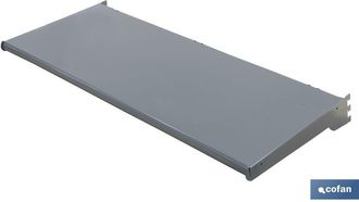 cofan Cofan - Conjunto Bandeja 1000x300mm Caja 2 Unid., Conjunto Bandeja. Reversible, Perfil Para Portaprecios Y Perfil Redondeado