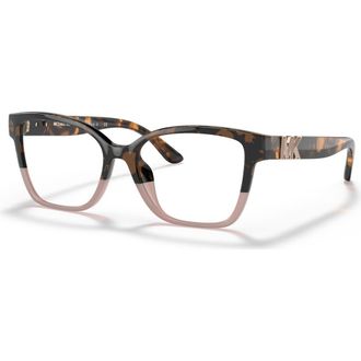 Michael Kors 53mm Square optical glasses in Tortoise at Nordstrom