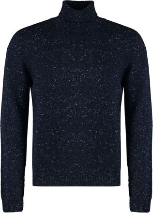 THE (ALPHABET) Maglione a collo alto in cashmere - Blu