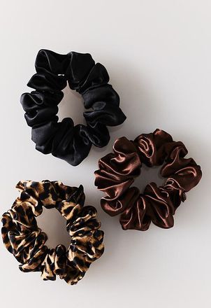 Silke London Large Scrunchies, Set of 3