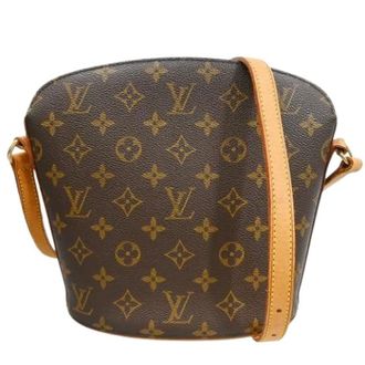 Louis Vuitton Pre-owned Shoulder Bags, female, Brown, Size: ONE SIZE Pre-owned Drouot Handbag