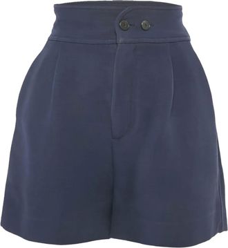 Dior Shorts con tasche con bottone - Blu