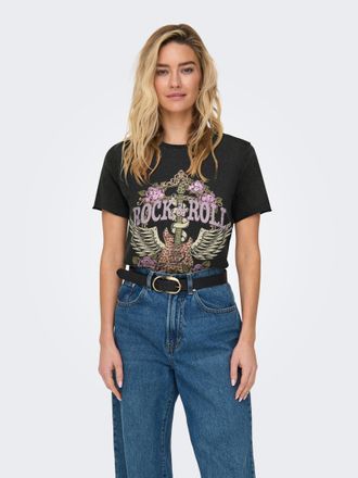 Only ONLLUCY REG S/S TOP JRS NOOS unterschiedlich bedruckt