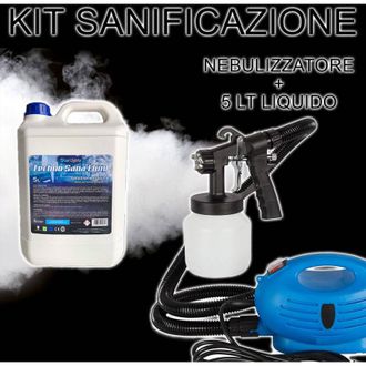 Trade Shop Trade Shop - Kit De Saneamiento De Nebulizador De Pulverizador + Soluci&oacute;n L&iacute;quida 5lt