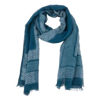 Coccinelle Scarves, female, Blue, Size: ONE SIZE sciarpe Pelle