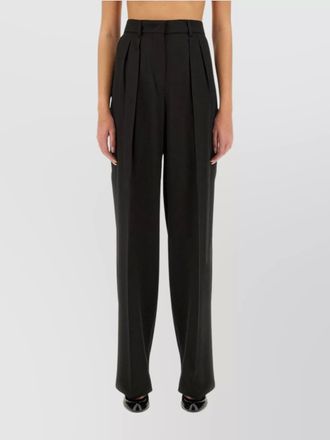 Sportmax wide leg trousers pleated design