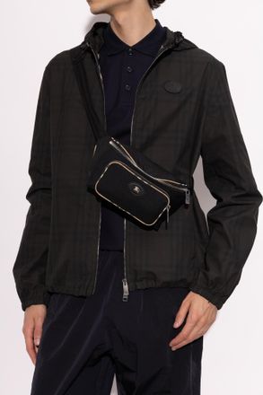 Burberry Belt Bag With Logo, Mens, Black