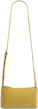 Mansur Gavriel Mini Gaia Leather Crossbody Bag in Paglia at Nordstrom