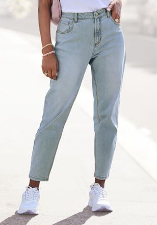 Lascana Mom-Jeans mit hohem Bund. elastische Denimware