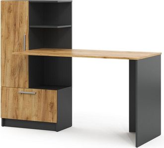 Vicco Scrivania Tomy, Antracite/quercia dorata, 150 x 59 cm