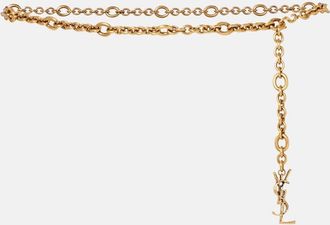 Saint Laurent Cassandre chain belt