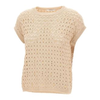 KANGRA Jumpers Beige - female - Kangra - Round-neck Knitwear - Beige - S - Knitwear