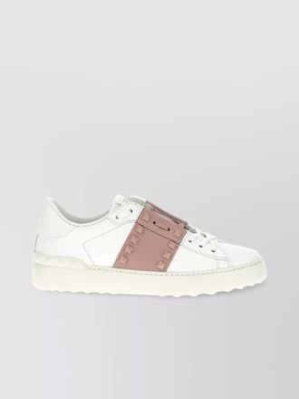 Valentino Garavani rockstud untitled low-top rubber sole sneakers