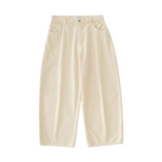 STUDIO NICHOLSON Heren, Jeans, Beige, Maat: L
