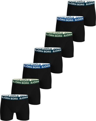 Bj&ouml;rn Borg Bj&ouml;rn Borg Onderbroeken 7-Pack Boxers Zwart